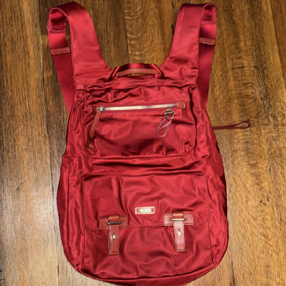 Tumi Red Backpack - Picture 2 of 16